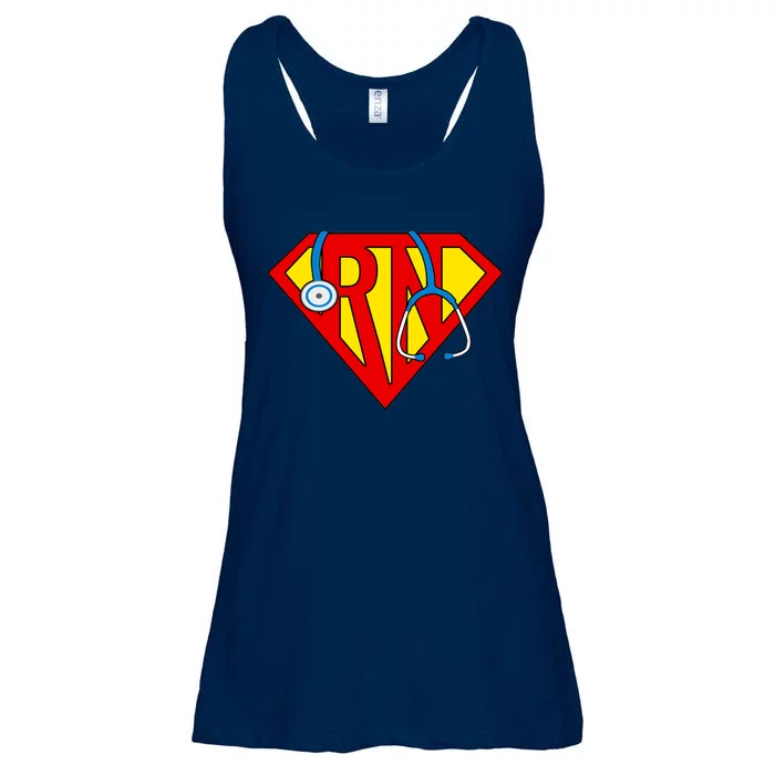 Super RN Nurse Register Nurse Halloween Costume Ladies Essential Flowy Tank