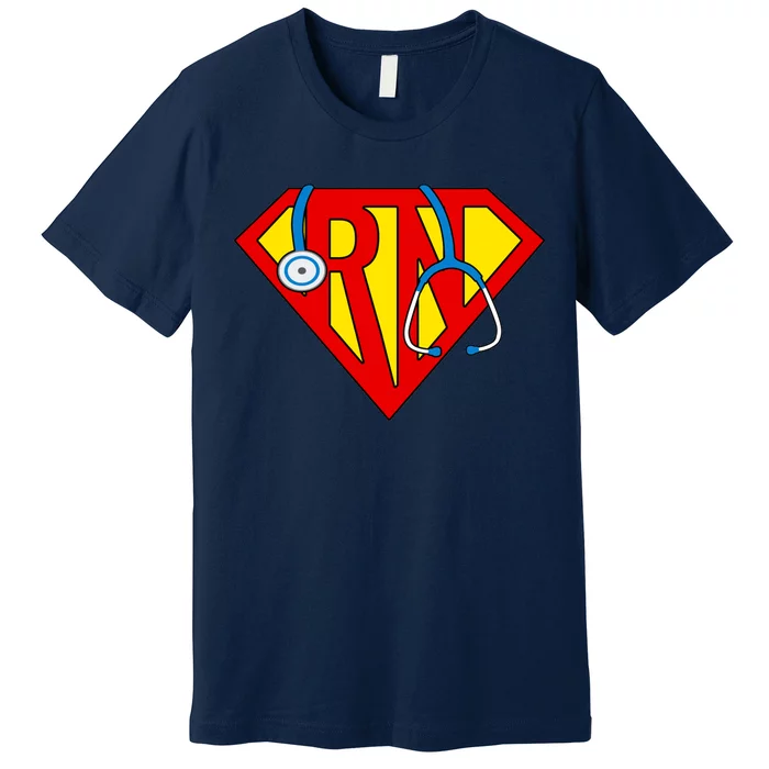 Super RN Nurse Register Nurse Halloween Costume Premium T-Shirt