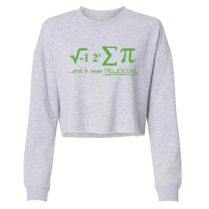 Science Rational National Pi Day Nerdy Fun Mathematics New Cropped Pullover Crew