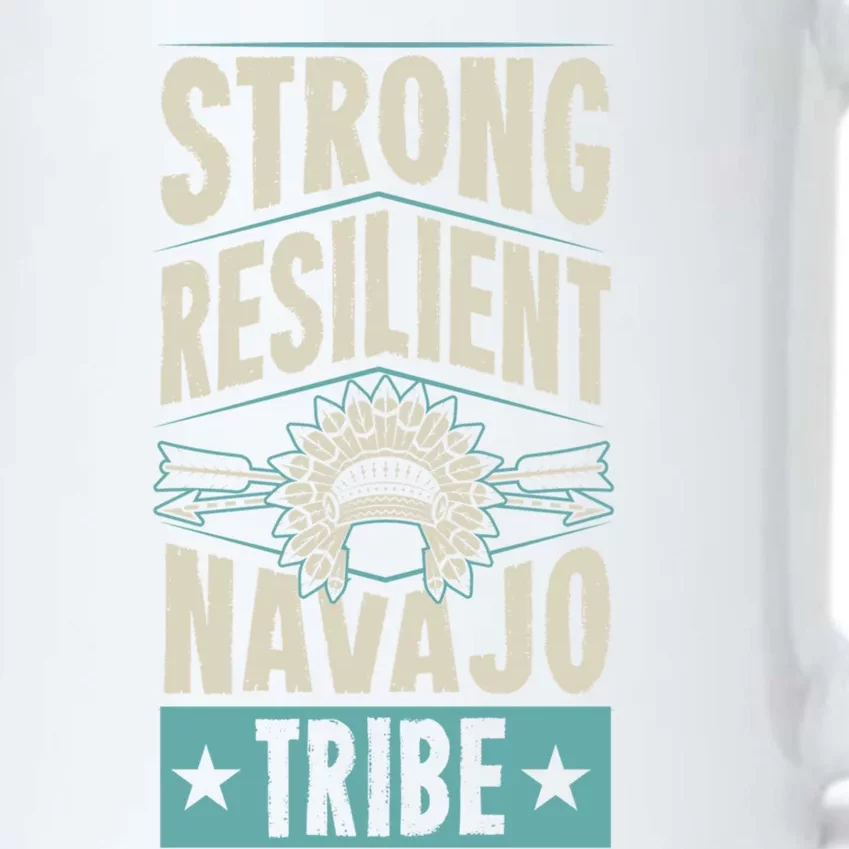 Strong Resilient Navajo Tribe Pride Native Tribal Pattern Funny Gift Black Color Changing Mug