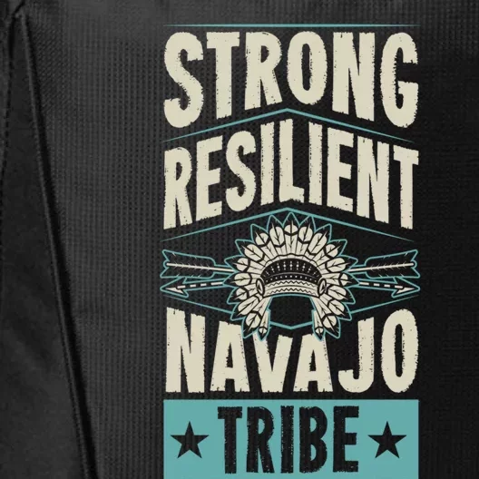 Strong Resilient Navajo Tribe Pride Native Tribal Pattern Funny Gift City Backpack