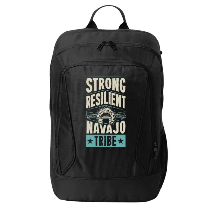 Strong Resilient Navajo Tribe Pride Native Tribal Pattern Funny Gift City Backpack