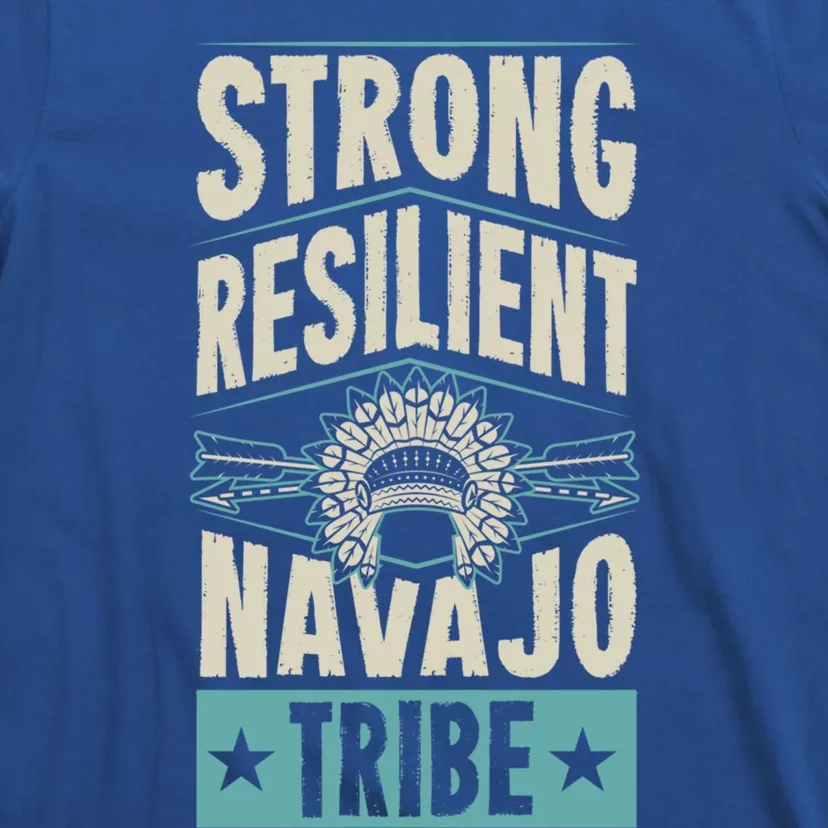 Strong Resilient Navajo Tribe Pride Native Tribal Pattern Funny Gift T-Shirt