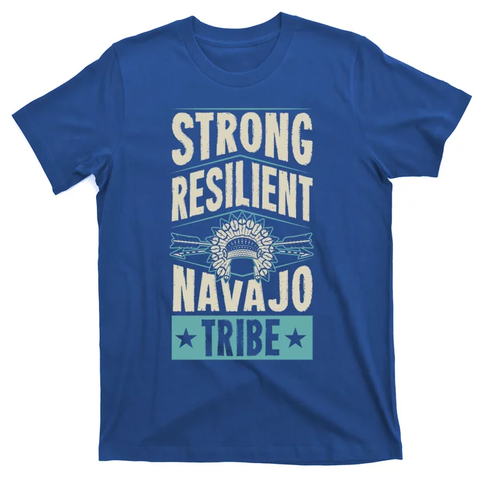 Strong Resilient Navajo Tribe Pride Native Tribal Pattern Funny Gift T-Shirt