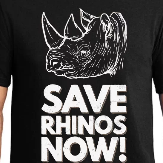 Save Rhinos Now Earth Day Rhino Pajama Set