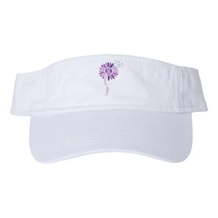 Sunflower Ribbons Overdose Awareness Valucap Bio-Washed Visor