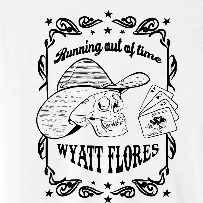 Skull Running Out Of Time Wyatt Flores ChromaSoft Performance T-Shirt