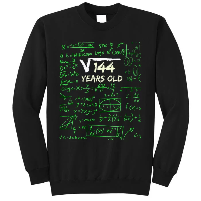 Square Root Of 144 12th Birthday 12 Years Old Gift Sweatshirt