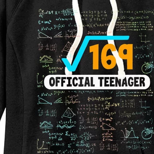 Square Root Of 169 13 Years Old Teenager Birthday Women's Fleece Hoodie