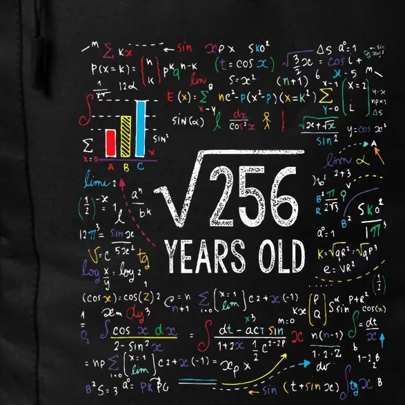 Square Root Of 256 16th Birthday 16 Year Old Gifts Math Bday Daily Commute Backpack