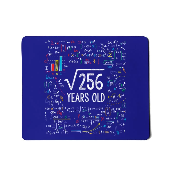 Square Root Of 256 16th Birthday Funny Gift 16 Year Old Gifts Math Bday Mousepad