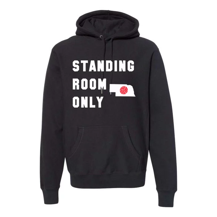 Standing Room Only Volleyball Premium Hoodie