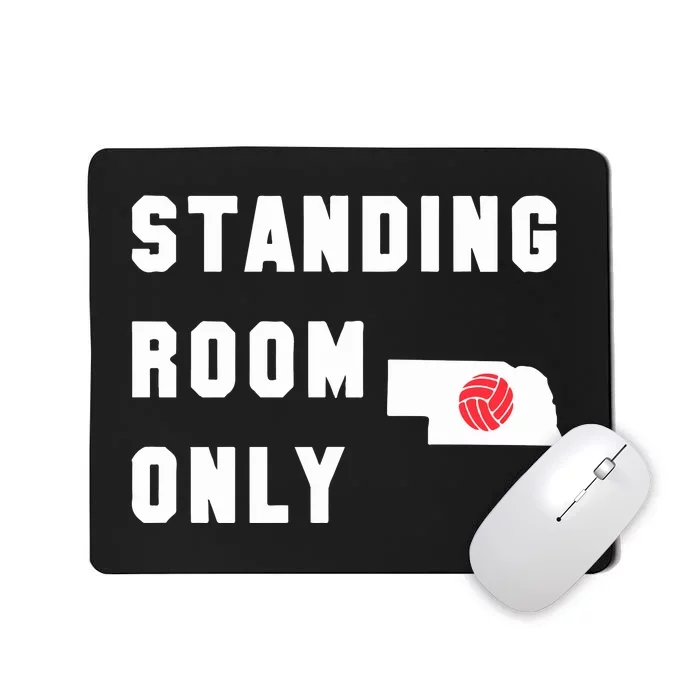 Standing Room Only Volleyball Mousepad