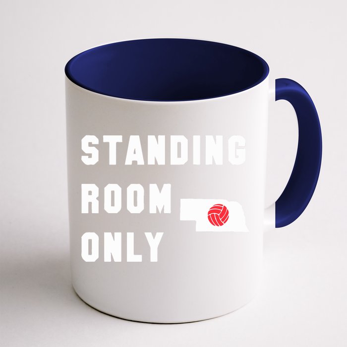 Standing Room Only Volleyball Front & Back Coffee Mug