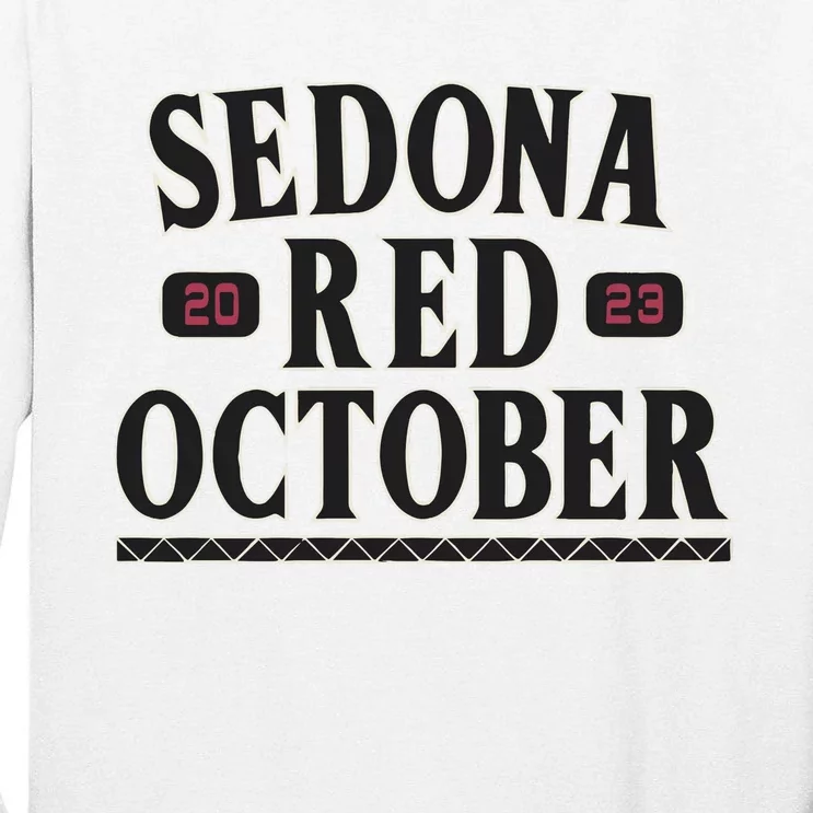 Sedona Red October Tall Long Sleeve T-Shirt