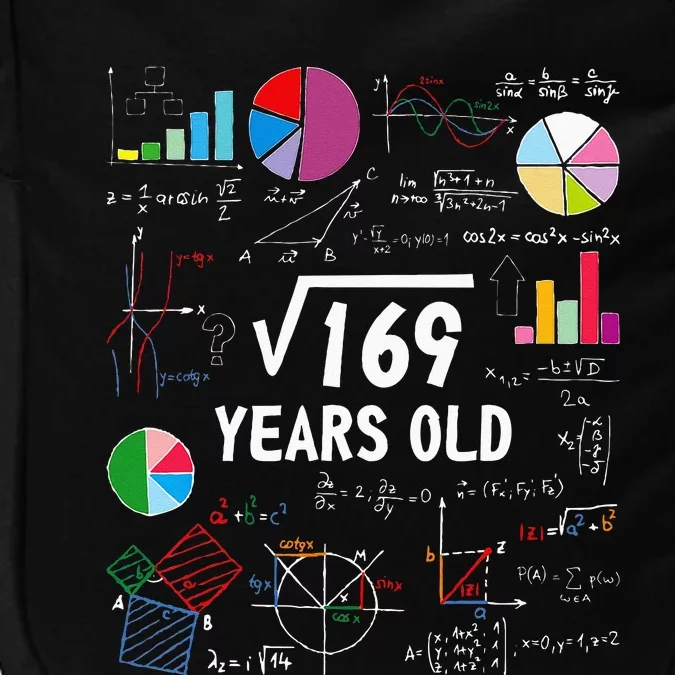 Square Root Of 169 13th Birthday 13 Year Old Math Nerd Impact Tech Backpack