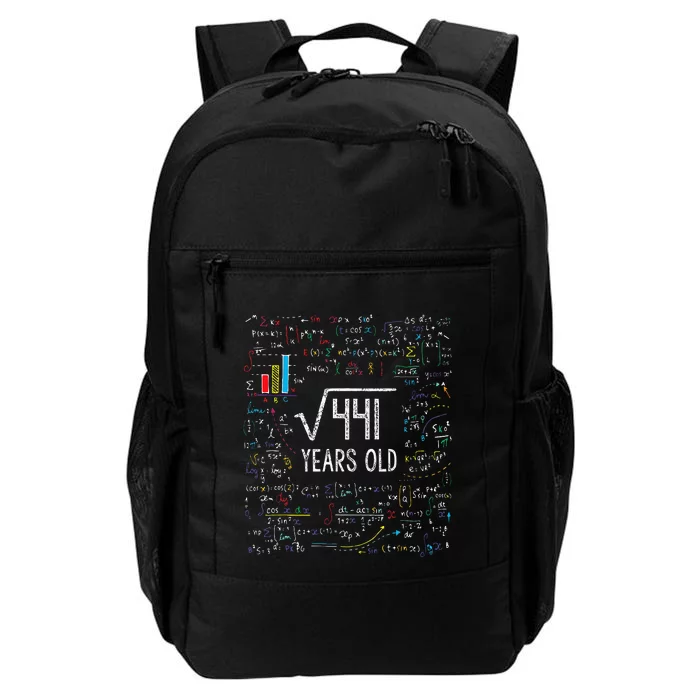 Square Root Of 441 21st Birthday 21 Year Old Gifts Math Bday Daily Commute Backpack