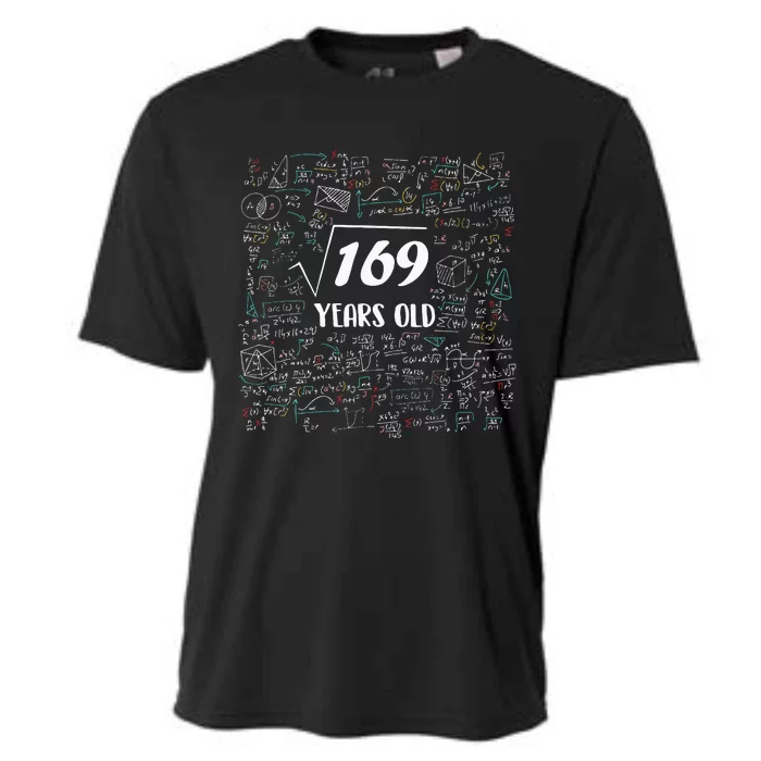 Square Root Of 3025 Bday Math 55th Birthday 55 Years Old Cooling Performance Crew T-Shirt