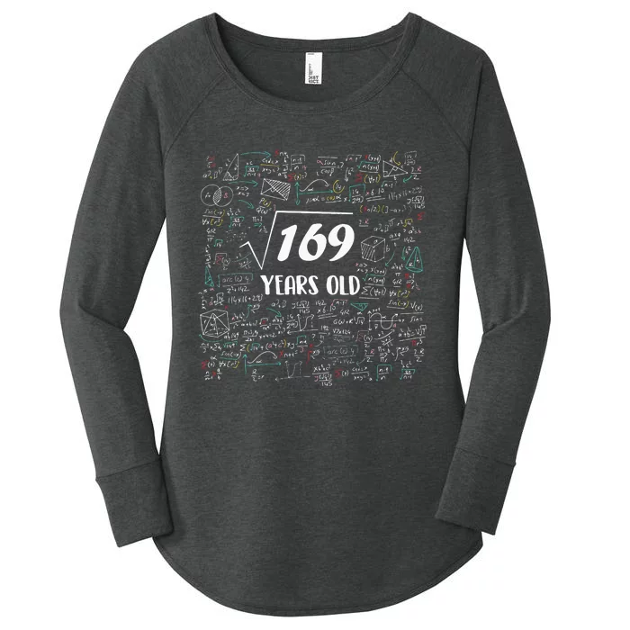 Square Root Of 3025 Bday Math 55th Birthday 55 Years Old Women's Perfect Tri Tunic Long Sleeve Shirt