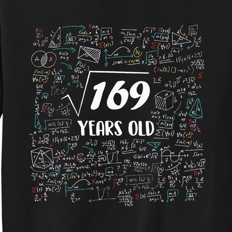 Square Root Of 3025 Bday Math 55th Birthday 55 Years Old Tall Sweatshirt