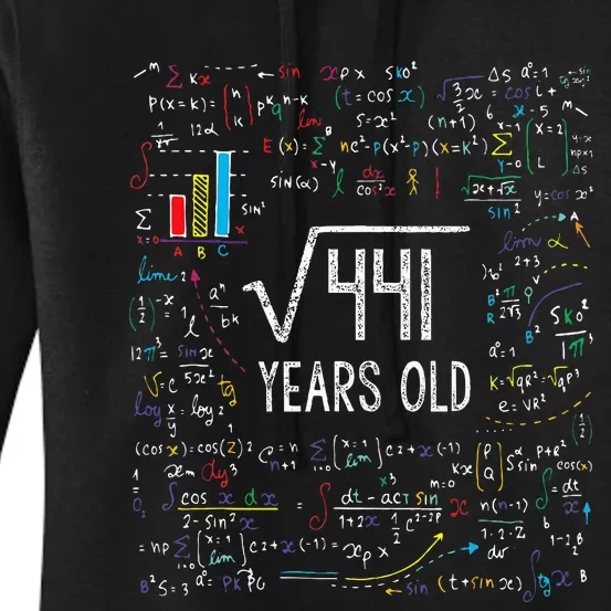 Square Root Of 441 21st Birthday 21 Year Old Gifts Math Bday Women's Pullover Hoodie