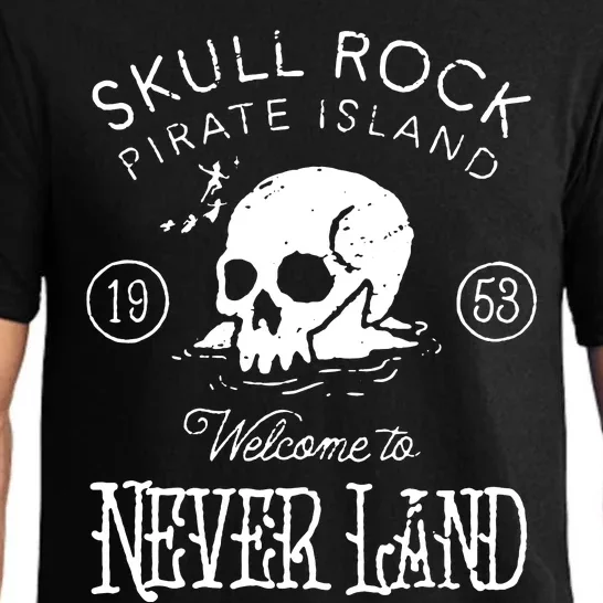 Skull Rock Pirate Island Never Land Pajama Set