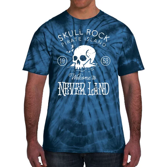 Skull Rock Pirate Island Never Land Tie-Dye T-Shirt