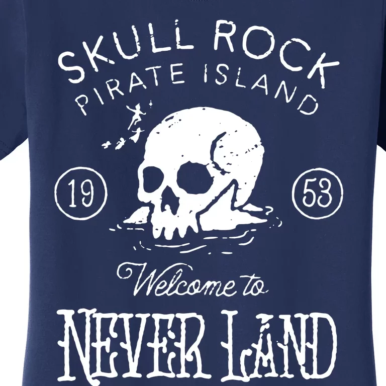 Skull Rock Pirate Island Never Land Women's T-Shirt