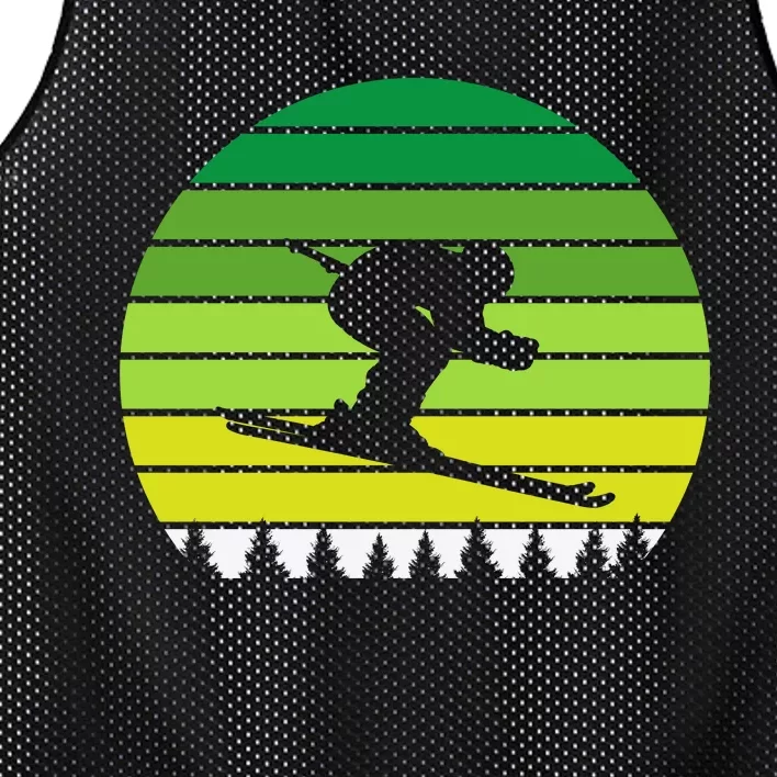 Snowboarder Retro Patricks Day Mesh Reversible Basketball Jersey Tank