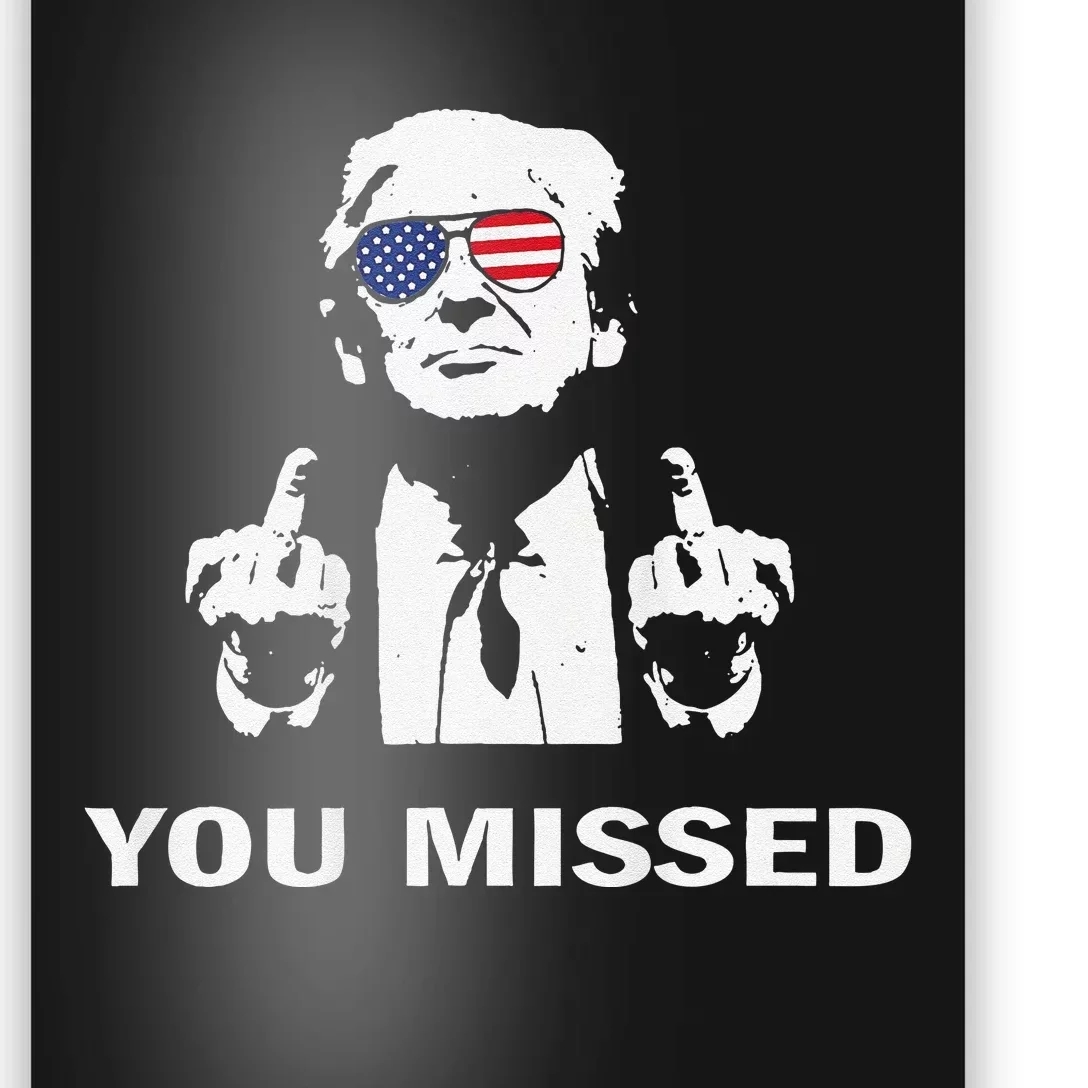 Shot Republican Pro Trump President 2024 Poster