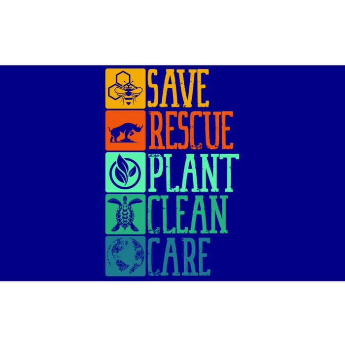 Save Rescue Plant Clean Care Turtle Animal Recycle Earth Day Cute Gift Bumper Sticker