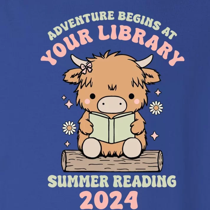 Summer Reading Program 2024 Adventure Begins At Your Library Gift Toddler Long Sleeve Shirt