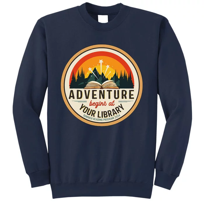 Summer Reading Program 2024 Adventure Begins At Your Library Sweatshirt