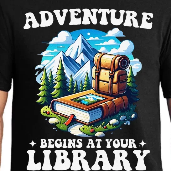 Summer Reading Program 2024 Adventure Begins At Your Library Pajama Set