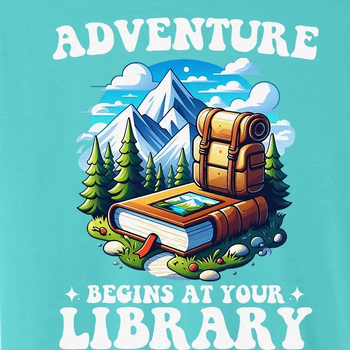 Summer Reading Program 2024 Adventure Begins At Your Library ChromaSoft Performance T-Shirt