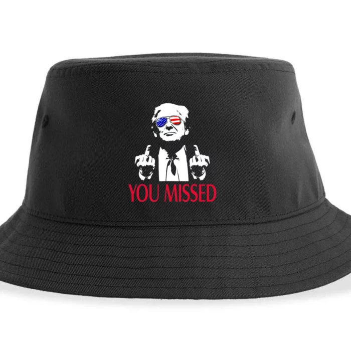 Shot Republican Pro Trump President 2024Youre Attending Political Event Run Sustainable Bucket Hat