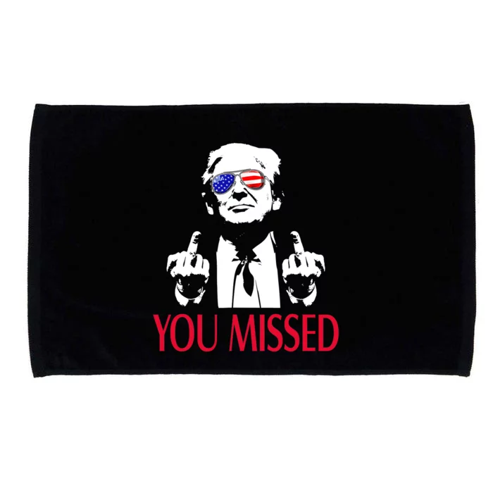 Shot Republican Pro Trump President 2024Youre Attending Political Event Run Microfiber Hand Towel