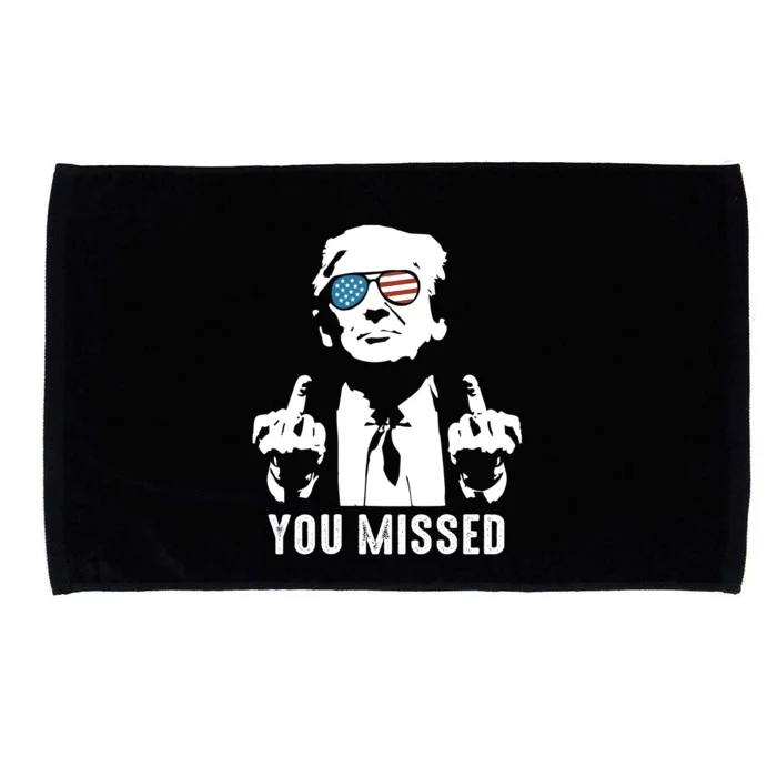 Shot Republican Pro Trump President 2024Youre Attending Political Event Run Microfiber Hand Towel