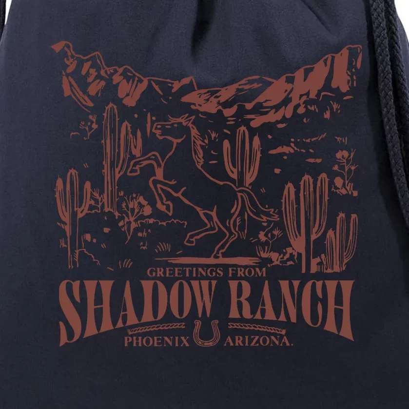 Shadow Ranch Phoenix Arizona Drawstring Bag