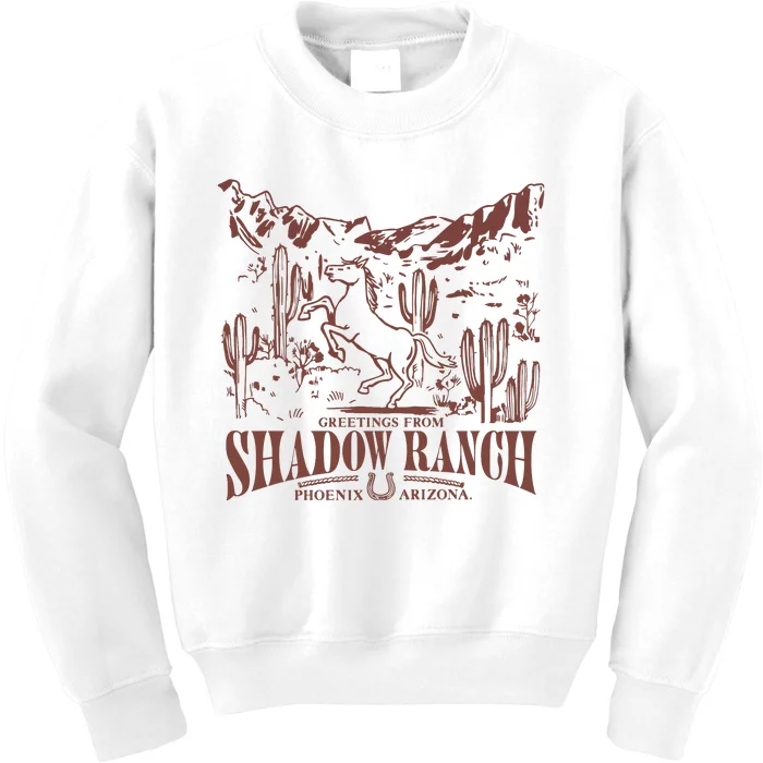 Shadow Ranch Phoenix Arizona Kids Sweatshirt