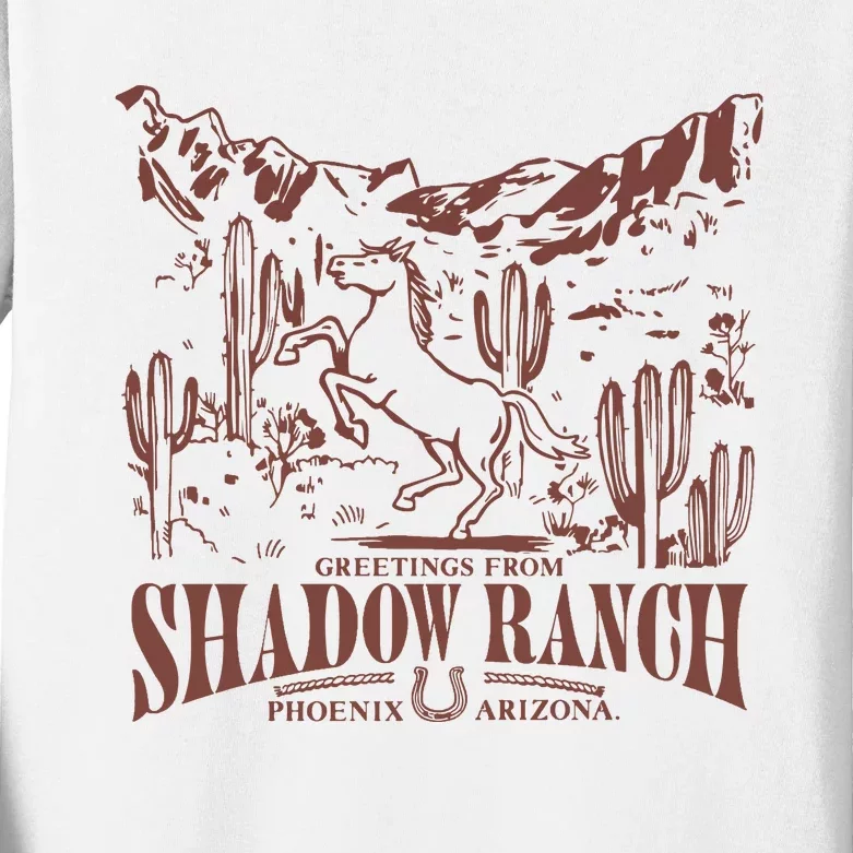 Shadow Ranch Phoenix Arizona Kids Long Sleeve Shirt