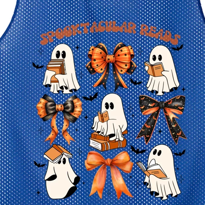 Spooktacular Reads – Perfect For Halloween Gift Mesh Reversible Basketball Jersey Tank