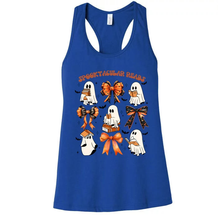 Spooktacular Reads – Perfect For Halloween Gift Women's Racerback Tank