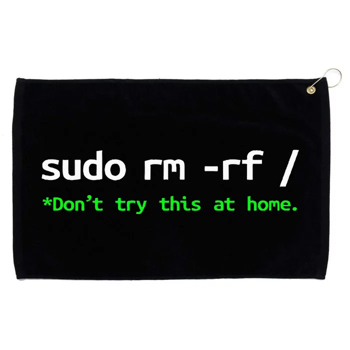 Sudo Rm Rf Unisexchild Linux Programmer Engineer Opensource Grommeted Golf Towel