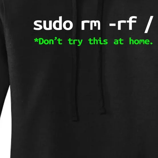 Sudo Rm Rf Linux, Programmer, Engineer, Opensource Women's Pullover Hoodie