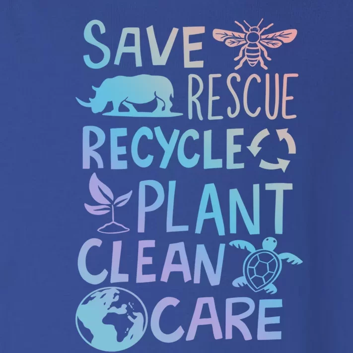 Save Rescue Recycle Plant Clean Care Climate Change Cool Gift Toddler Long Sleeve Shirt