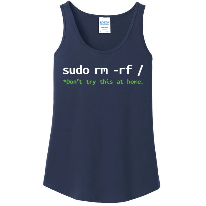 Sudo Rm Rf Unisexchild Linux Programmer Engineer Opensource Ladies Essential Tank