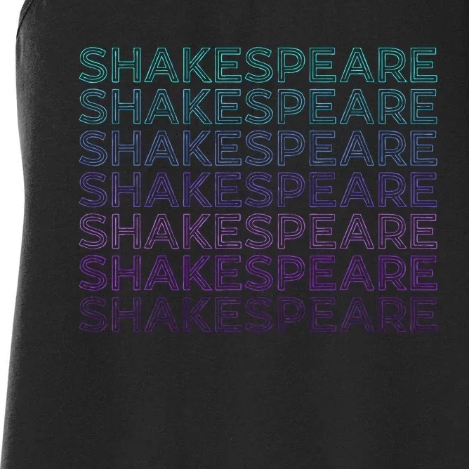 Shakespeare Retro Women's Racerback Tank