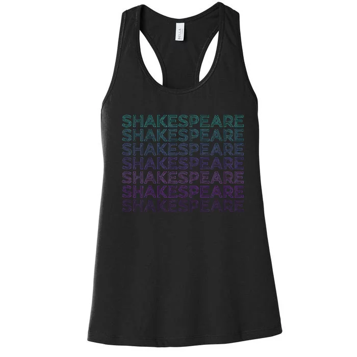 Shakespeare Retro Women's Racerback Tank