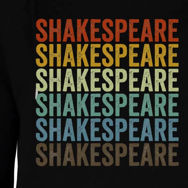 Shakespeare Retro Womens Funnel Neck Pullover Hood